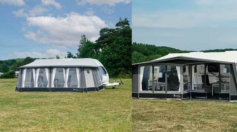 Upptäck Isabellas Sommartält: Rymligt 3,5m Djup för Ultimat Campingkomfort