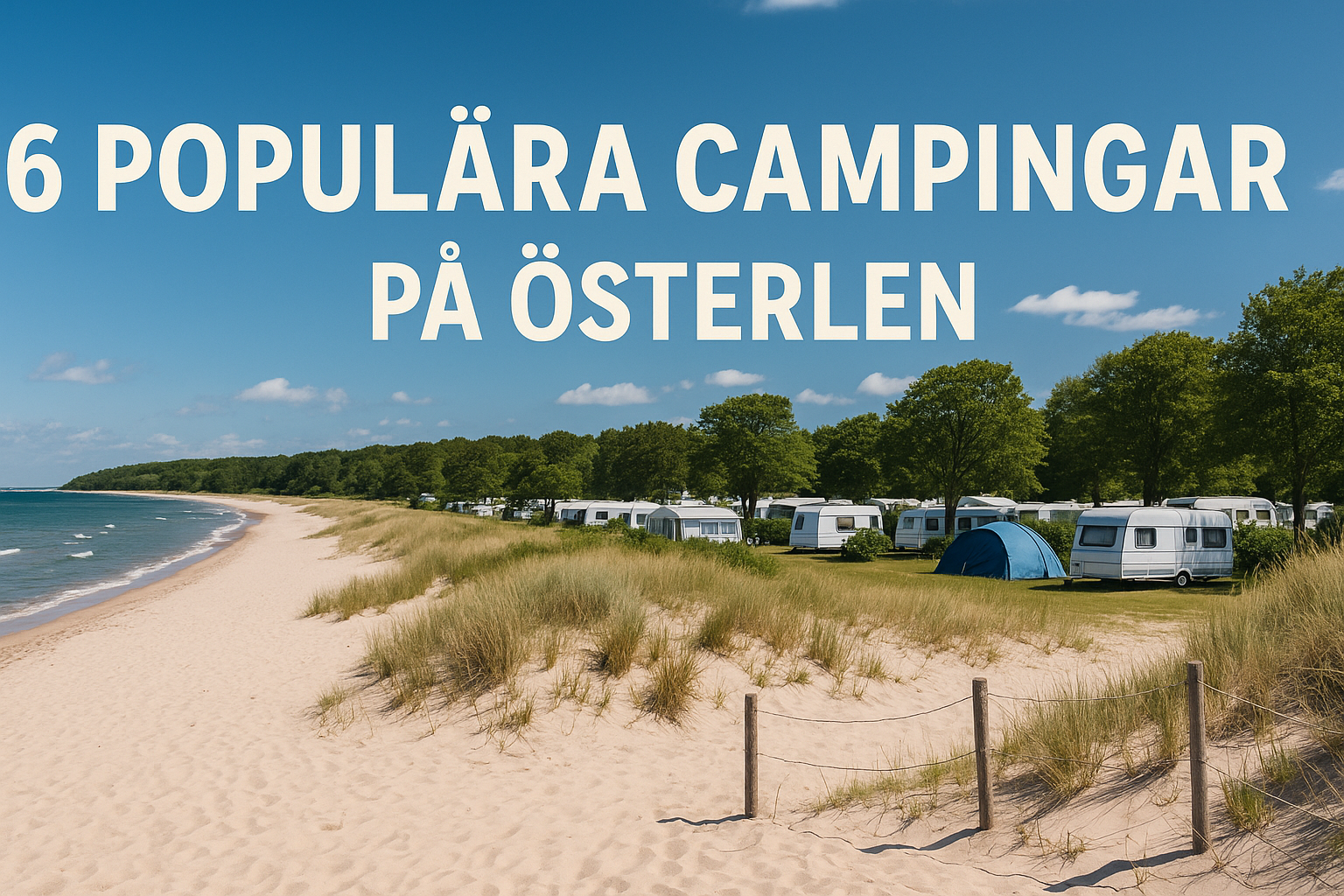 6 Populära Campingar på Österlen – Sommarens Bästa Boendetips
