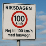 Riksdagen säger nej till Tempo 100 för husvagnar – husvagnsbranschen ger sig inte