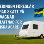 Från och med den 1 februari 2026 föreslår regeringen, i samarbete med Sverigedemokraterna, att fordonsskatten för vissa släpvagnar