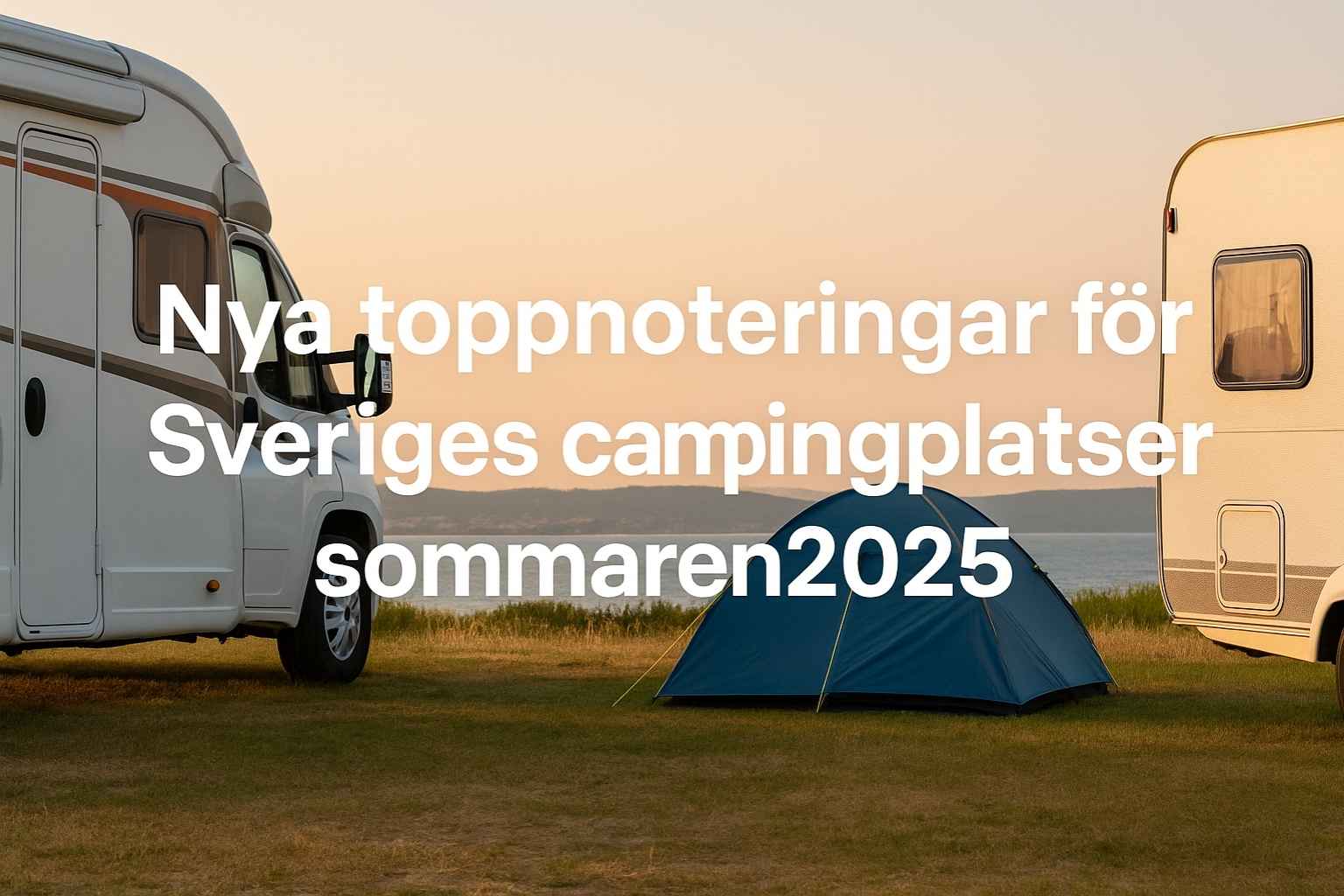 Nya toppnoteringar för Sveriges campingplatser sommaren 2025